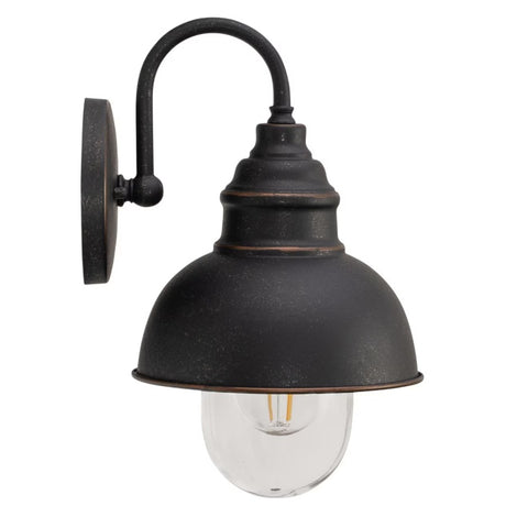 Parkway Wall Exterior Light Antique Bronze/Clear