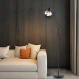 Marbell Adjustable Reading Lamp with Glass Shade