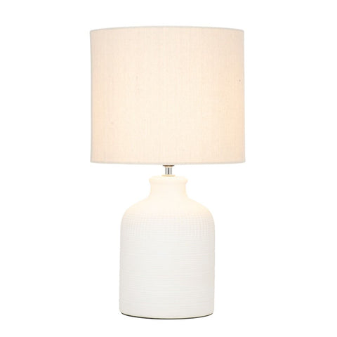 Maidstone Ceramic Table Lamp with Fabric Drum Shade