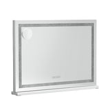 Hollywood Vanity Makeup Mirror 58x46cm with LED Light Crystal & Bluetooth Speaker