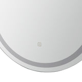 Pill Oval LED Wall Mirror With Light