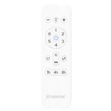 Martec Fantom DC Bladeless Smart Wifi Remote Control Ceiling Fan with LED Light White