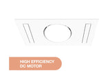Martec Quasar DC 4-in-1 Bathroom Heater, Cooler & Exhaust Fan with Tricolour LED Light White