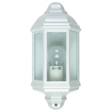 Fenchurch Metal Wall Exterior Light with Clear Glass
