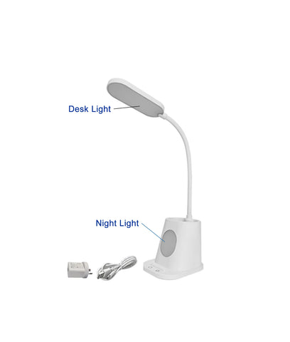 Penmate Rechargeable LED Desk Lamp White