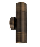 Pillar Up/Down 2lt GU10 Exterior Metal Tube Wall Light