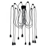Philly 10 Light 1800mm Suspension Black