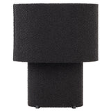 Verso Boucle Textured Fabric Table Lamp Oval
