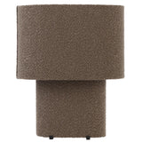 Verso Boucle Textured Fabric Table Lamp Oval