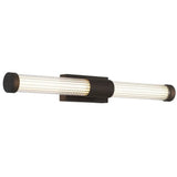 Bremen LED Ribbed Wall Vanity Light