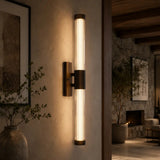 Bremen LED Ribbed Wall Vanity Light