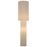 Alcona Fabric Drum Pleat Floor Lamp and Shade