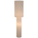 Alcona Fabric Drum Pleat Floor Lamp and Shade