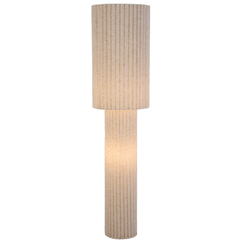 Alcona Fabric Drum Pleat Floor Lamp and Shade