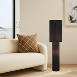 Alcona Fabric Drum Pleat Floor Lamp and Shade