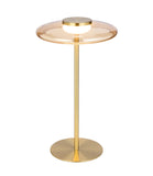 Amity LED Glass Disc Table Lamp