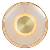 Amity Round Glass Disc LED Wall Light