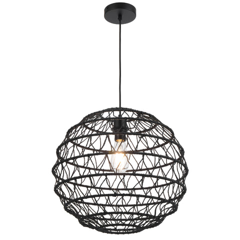 Ivalo Round Rope Hanging Pendant Light