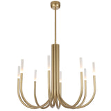Joshua 8 Light LED U Arm Chandelier/Candelabra Pendant Light