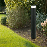 Noral LED Exterior Bollard Post Light Black