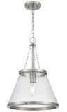 Olmont 1lt Glass Pendant Light