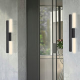 Ostel LED Ribbed Wall Exterior Light