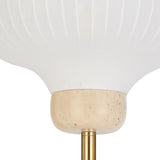 Vybor Travertine Lamp with Shade