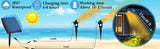 Solar Powered Garden Spot Lights Outdoor Waterproof Kit of 3