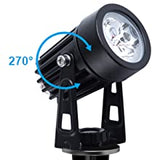 Solar Powered Garden Spot Lights Outdoor Waterproof Kit of 3
