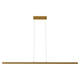 Aeris Fluted/Ribbed LED Linear Bar Pendant Light
