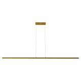 Aeris Fluted/Ribbed LED Linear Bar Pendant Light