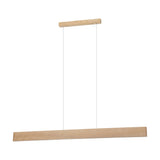 Mitchell LED Linear Bar Pendant Light Fluted Timber