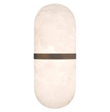 Bower 6w LED Capsule Alabaster Stone Wall Light Natural
