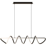 Bulbul Modern Spiral LED Linea Pendant Light