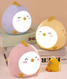 Frango Chicken LED Nightlight Dimmable Lamp USB DC 5V Rechargeable
