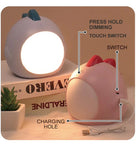 Frango Chicken LED Nightlight Dimmable Lamp USB DC 5V Rechargeable