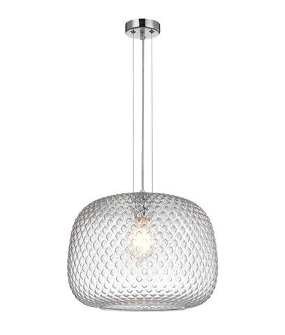 Labu Dimple Patterned Glass Pendant Light