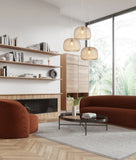 Labu Dimple Patterned Glass Pendant Light