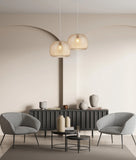 Labu Dimple Patterned Glass Pendant Light