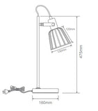 Ashley Metal Cage Lamps Black/Antique Brass