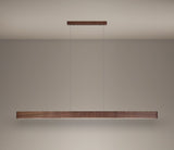 Mitchell LED Linear Bar Pendant Light Fluted Timber