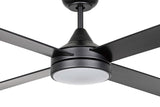 Eglo Stradbroke DC 4 Blade ABS Remote Ceiling Fan with LED Light