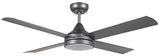 Eglo Stradbroke DC 4 Blade ABS Remote Ceiling Fan with LED Light