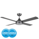 Eglo Stradbroke DC 4 Blade ABS Remote Ceiling Fan with LED Light