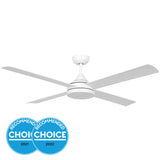 Eglo Stradbroke DC 4 Blade ABS Remote Ceiling Fan with LED Light