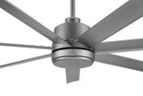 Eglo Tourbillion 60'' 1520mm 7 Blade Metal DC Remote Ceiling Fan Titanium