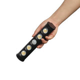 Multifunctional Solar LED Security Sensor Floodlight Black