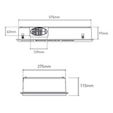 Mercury Bathroom 3in1 Light/Heat/Exhaust Fan