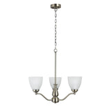 Rochester Traditional Arm Pendant Light with Frost Glass's