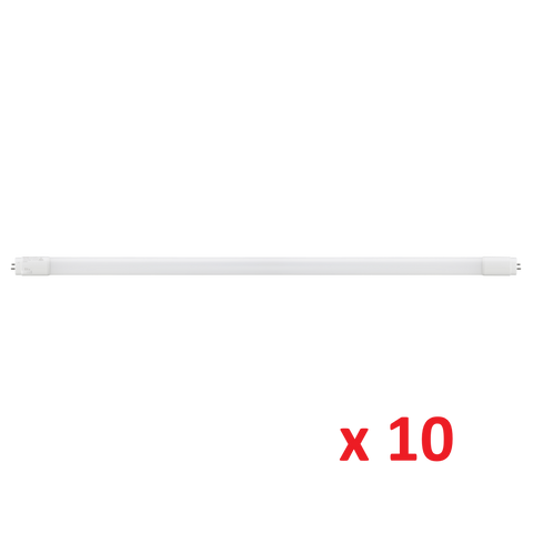 18w LED T8 1200mm 4 foot Tube Replacement Globe for 36w Fluorescent 10 Pack